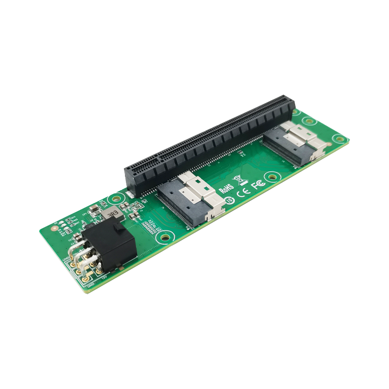XIC 5416PE PCIe gen4 Device Adapter  2* SFF-8654 8i to PCIe x16 Slot
