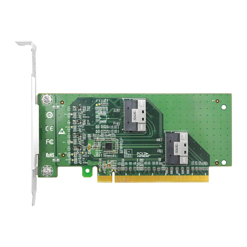 XIC PE4165-4I PCIe x16 转 四口NVMe